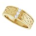 Celtic-Inspired Three-Stone Band