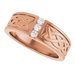 Celtic-Inspired Three-Stone Band