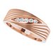Grooved Accented Ring
