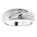 Grooved Accented Ring