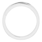 Grooved Accented Ring
