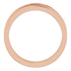 Grooved Accented Ring