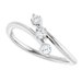 Three-Stone Bypass Ring