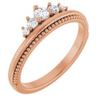 Stackable Crown Ring