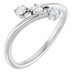Three-Stone Bypass Ring
