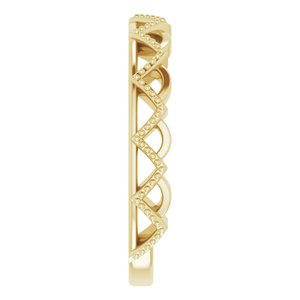 Stackable Crown Ring