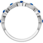 Accented Stackable Ring