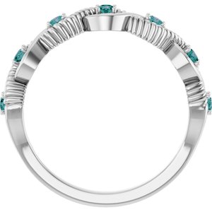 Accented Stackable Ring
