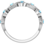 Accented Stackable Ring
