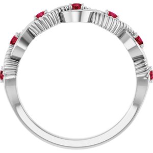 Accented Stackable Ring