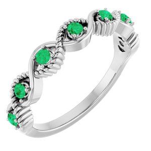Accented Stackable Ring