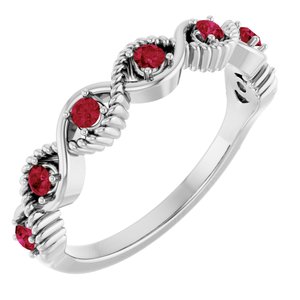 Accented Stackable Ring