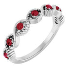 Accented Stackable Ring