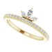 Accented Stackable Crown Ring