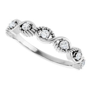 Accented Stackable Ring