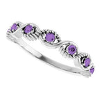 Accented Stackable Ring