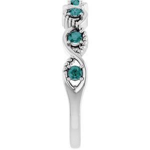 Accented Stackable Ring