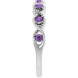 Accented Stackable Ring