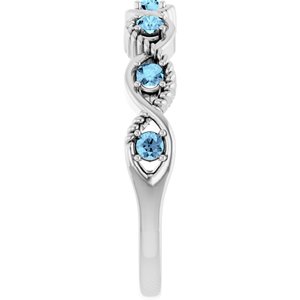 Accented Stackable Ring