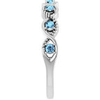 Accented Stackable Ring