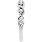 Accented Stackable Ring