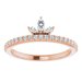 Accented Stackable Crown Ring