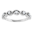 Accented Stackable Ring