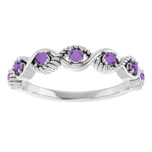 Accented Stackable Ring