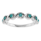 Accented Stackable Ring