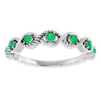 Accented Stackable Ring