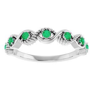 Accented Stackable Ring