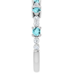 Accented Stackable Ring