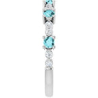 Accented Stackable Ring
