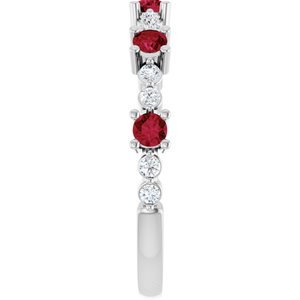 Accented Stackable Ring