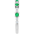 Accented Stackable Ring