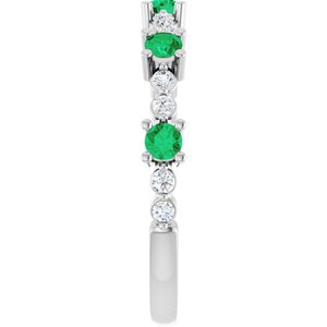 Accented Stackable Ring