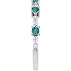 Accented Stackable Ring