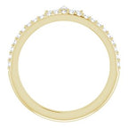 Accented Stackable Crown Ring