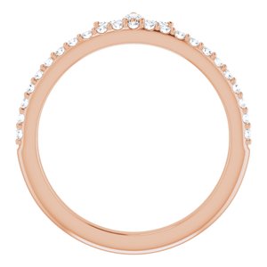 Accented Stackable Crown Ring