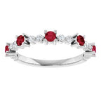 Accented Stackable Ring