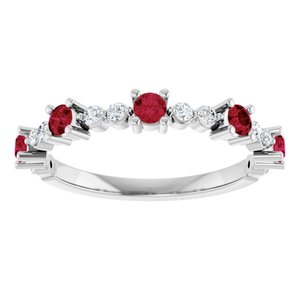 Accented Stackable Ring