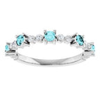 Accented Stackable Ring