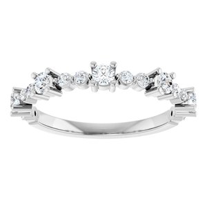 Accented Stackable Ring
