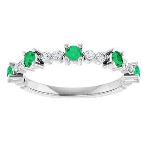 Accented Stackable Ring