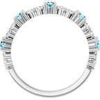Accented Stackable Ring