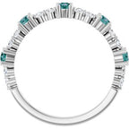 Accented Stackable Ring