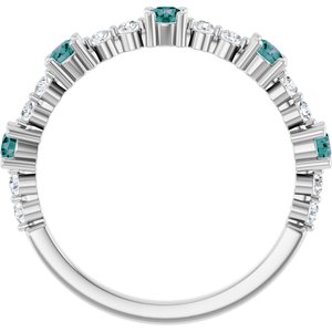 Accented Stackable Ring