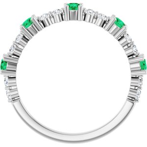 Accented Stackable Ring