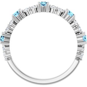 Accented Stackable Ring