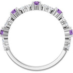 Accented Stackable Ring